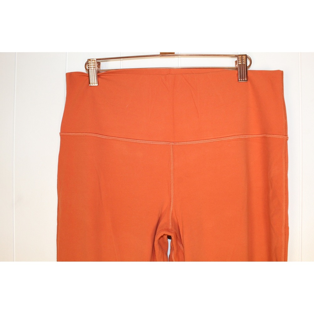Lululemon Align Pants Pumpkin Orange High Rise Double Lined Nulu W5CTIS - Picture 4 of 8
